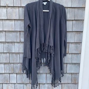 Garnet Hill Open front sleeved cape